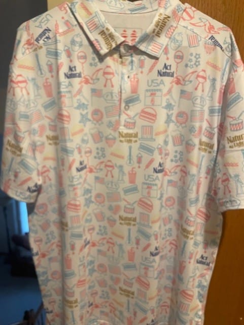 Customer photo review of Weekend BBQ - Natural Light Everyday Polo