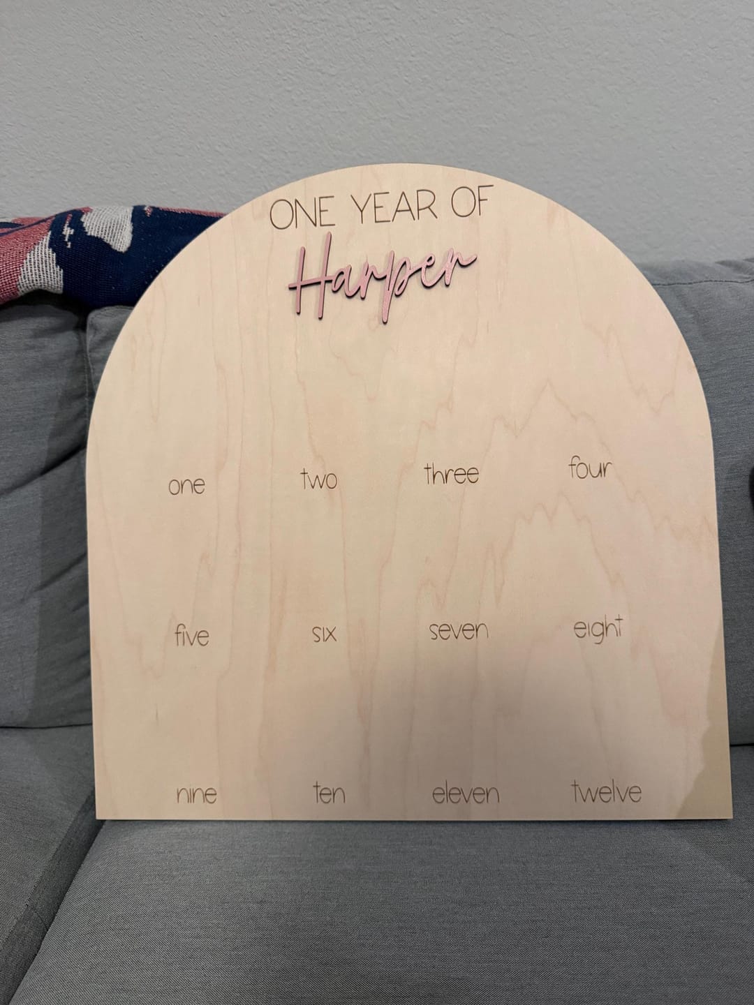 Customer photo review of One Year Of Photo Board