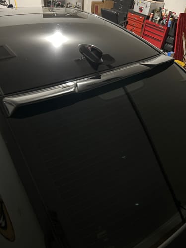 Customer photo review of Fit for 2015-2020 Acura TLX Rear Roof Window Visor Spoiler Gloss Black