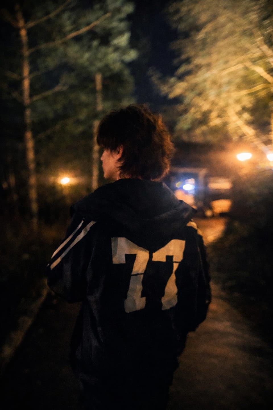 Customer photo review of Aelfric Eden Boxy fit 77 Stripe Zip Hoodie – Acid Wash