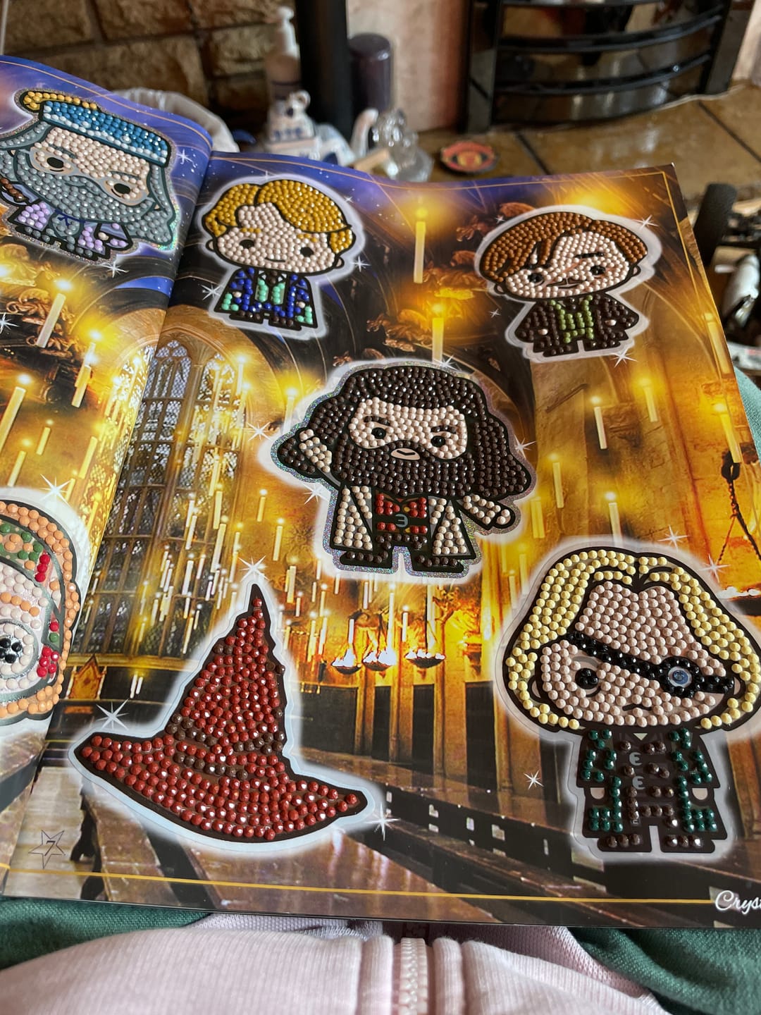 Customer photo review of Harry Potter Crystal Art Sticker Pack