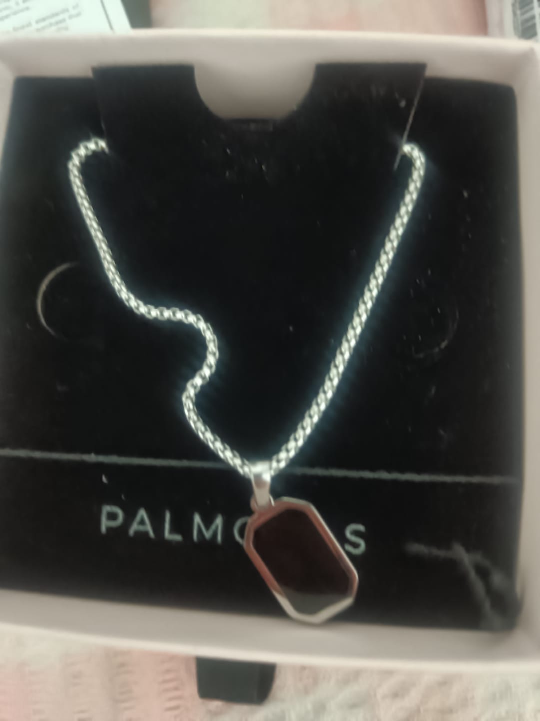 Customer photo review of Shadow Octane Necklace