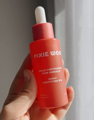 Customer photo review of Pre-Wash Fortifying Rosemary Oil for Scalp