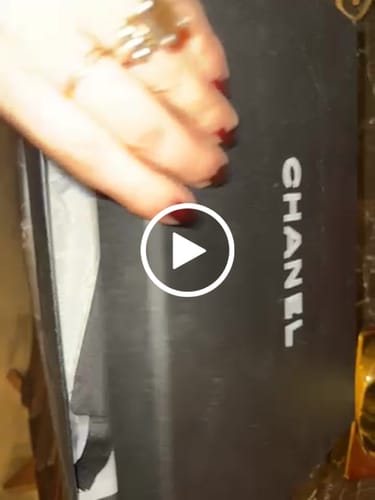Customer video review of Chanel 25 Slipper black Smooth Lambwool 465602