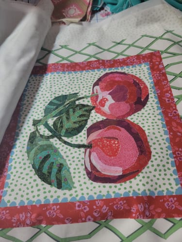 Customer photo review of Garden Party Block of the Month