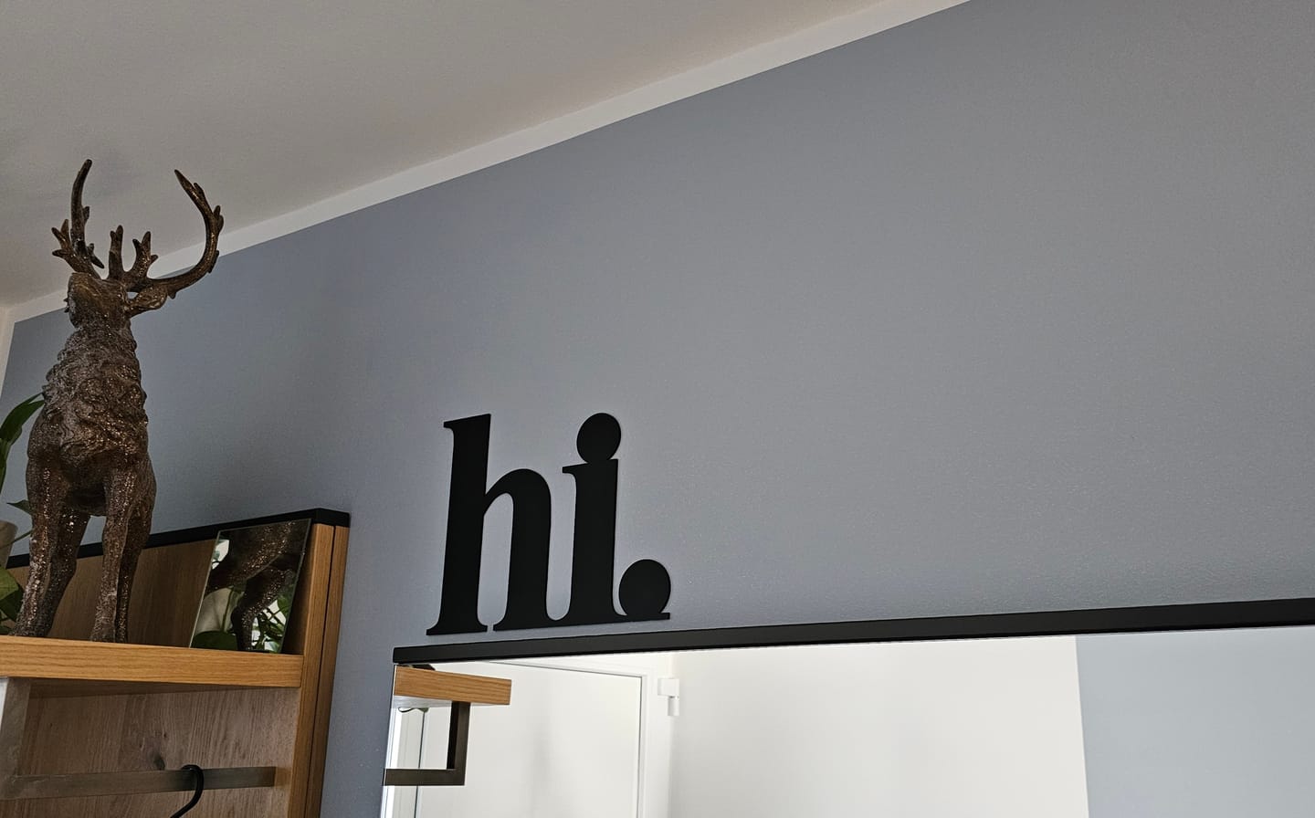 Customer photo review of 3D Schriftzug „hi"