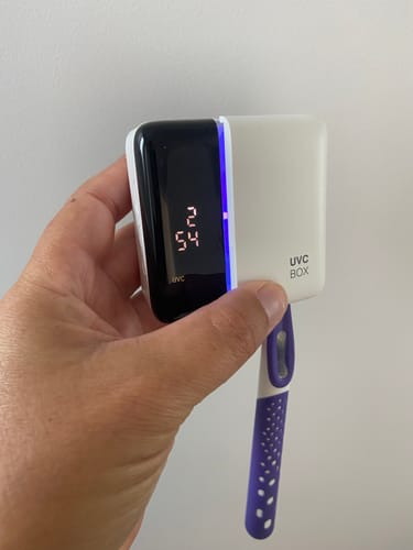 Customer photo review of Oralux UV Toothbrush Sanitizer