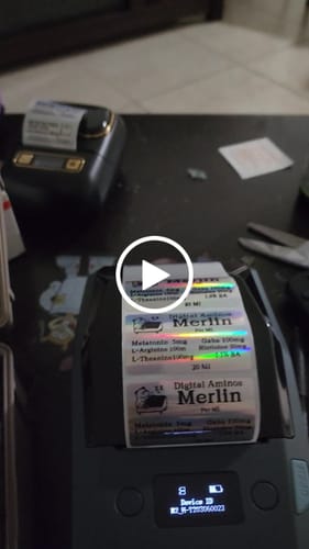 Customer video review of NIIMBOT M2 Thermal Transfer Label Maker, Smart Color Printing with Phones & PC for Office, Outdoor Equipment