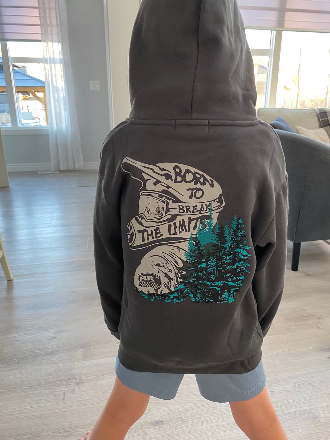 Customer photo review of Born to Break Limits - Hoodie
