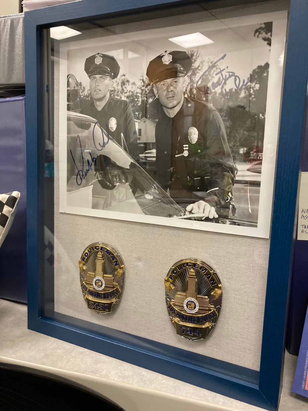 Customer photo review of Adam 12 James Reed #2430 & Pete Malloy #744 2Pcs Badges Set
