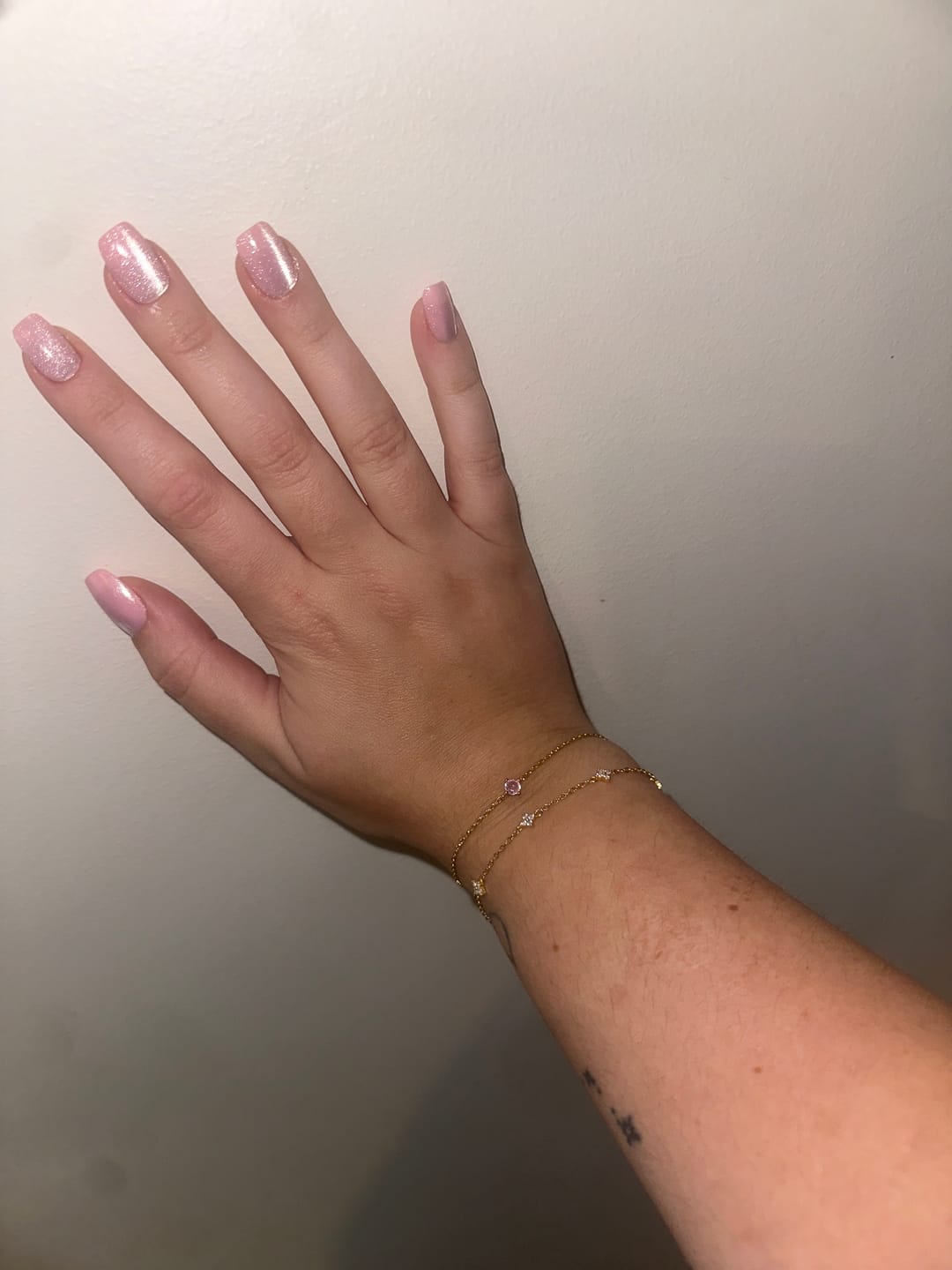 Customer photo review of Clover Station Chain Bracelet