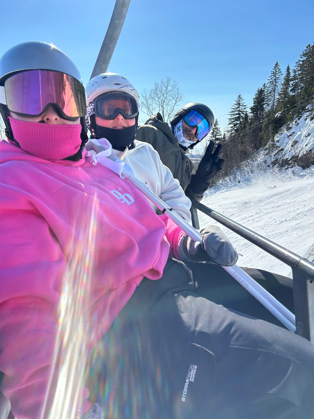 Customer photo review of Summit Hoodie - Pink