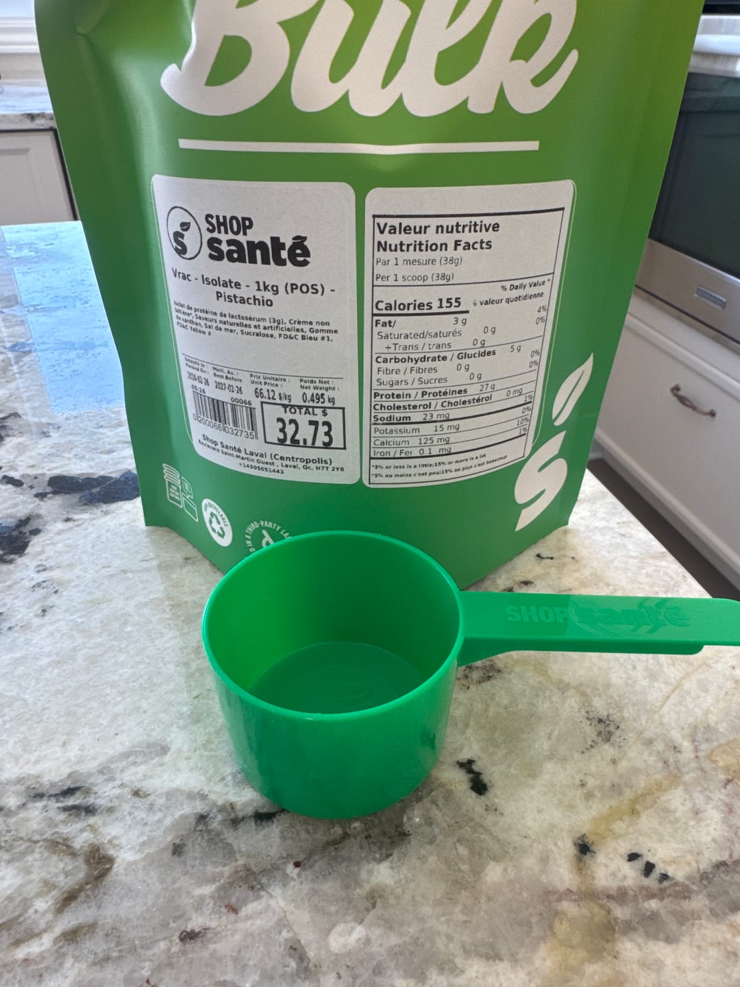 Customer photo review of Vrac - Protéine Isolate - 1lb