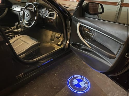 Customer photo review of BMW LED Car Door Welcome Logo Shadow Lights | E/F Chassis