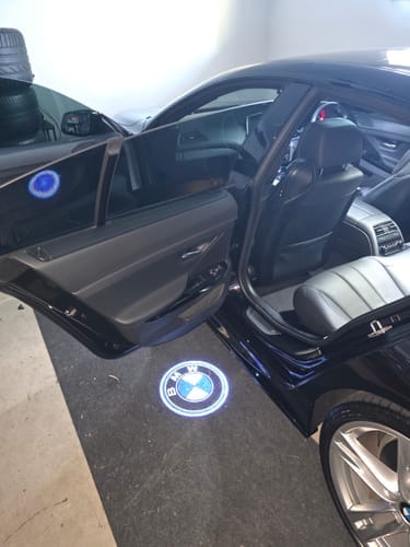 Customer photo review of BMW LED Car Door Welcome Logo Shadow Lights | E/F Chassis