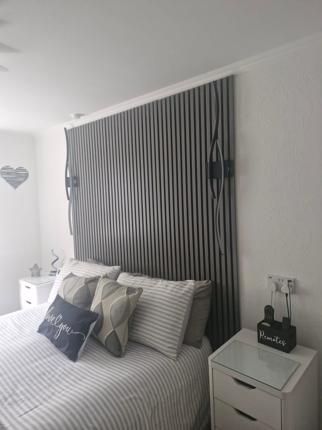 Customer photo review of Premium Acoustic Wall Panels - Light Grey