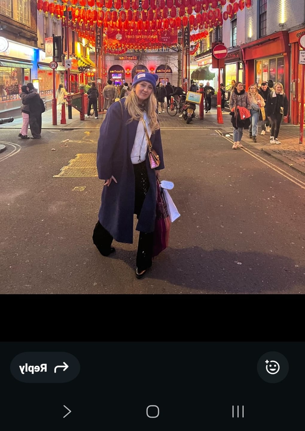 Customer photo review of Cute Cat Ears Knitted Hat Beanie