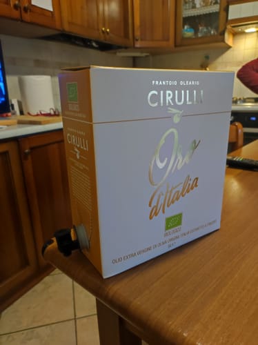 Customer photo review of Bag in box di olio extravergine Biologico • 5 Litri