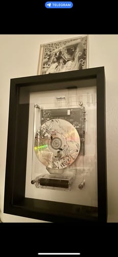 Customer photo review of M1 Music Frame CD Player