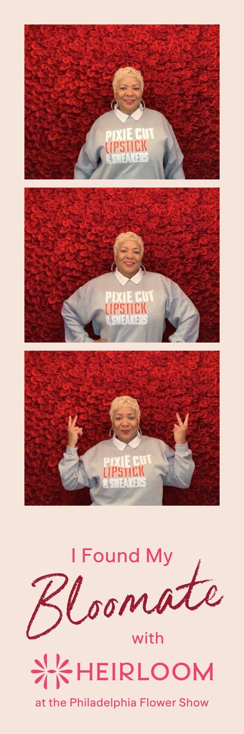 Customer photo review of Pixie Cut, Lipsitck, & Sneakers (gray)