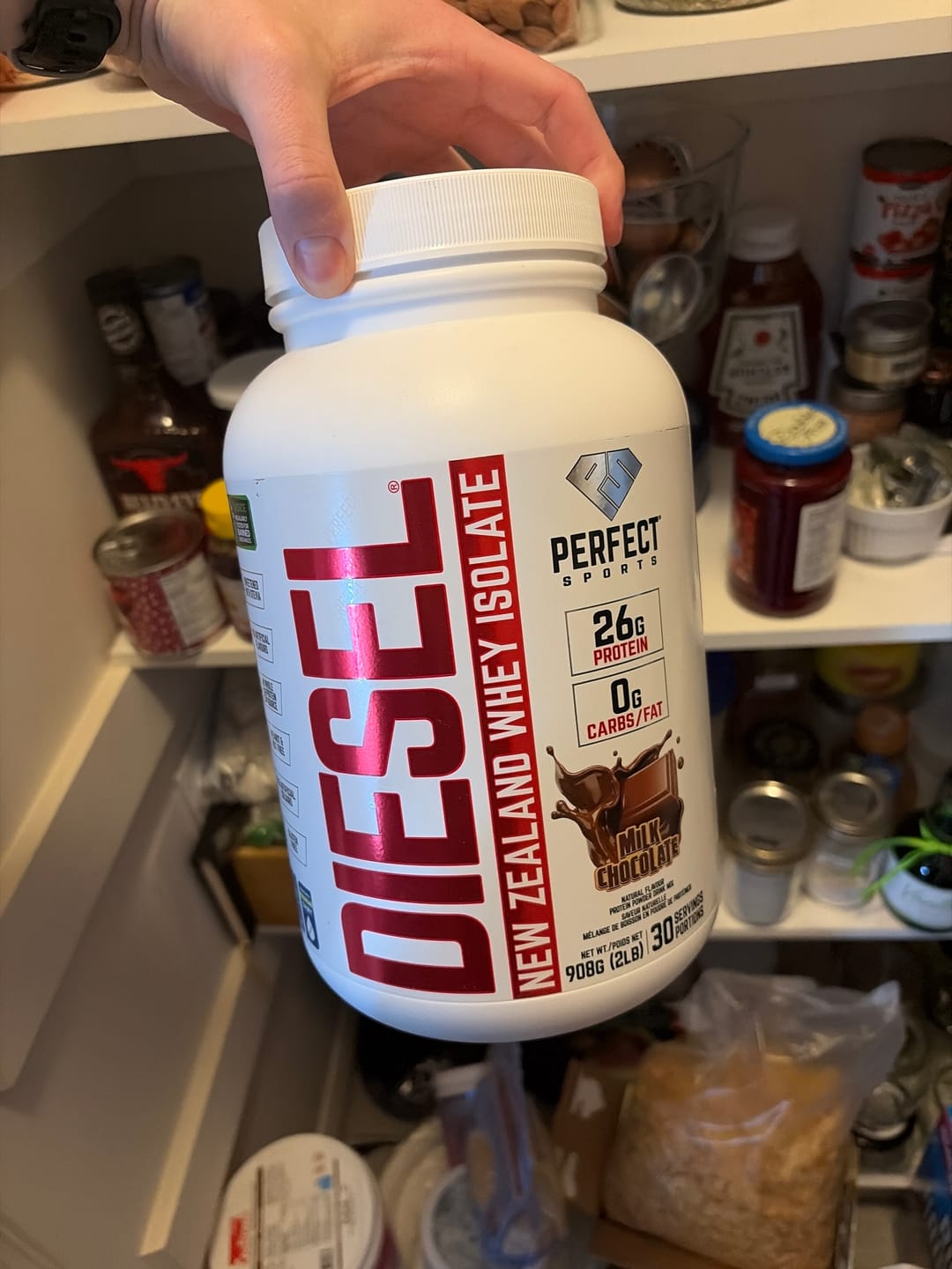 Customer photo review of Perfect Sports - DIESEL Isolate New Zealand - 2lbs
