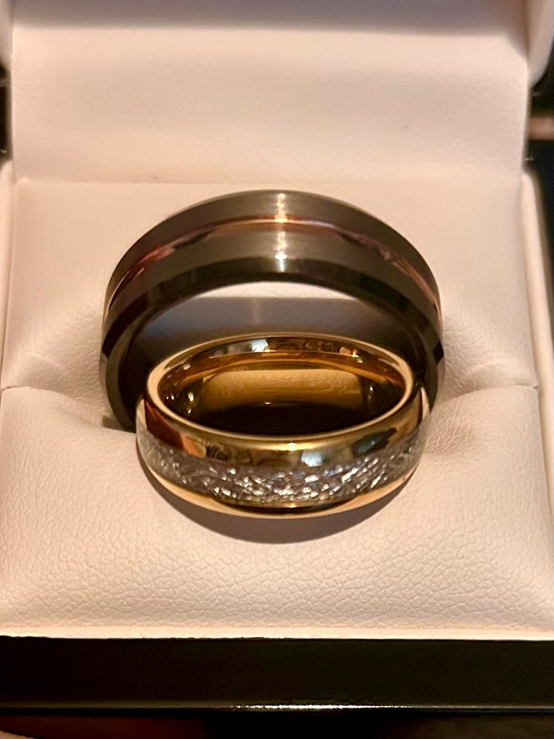Customer photo review of The Golden Steel 6mm Wonder Ring