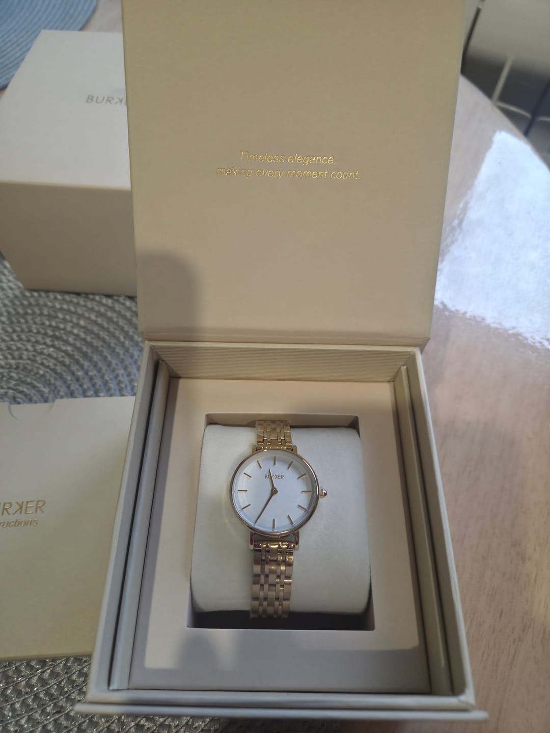 Customer photo review of Ruby Petite Gold White