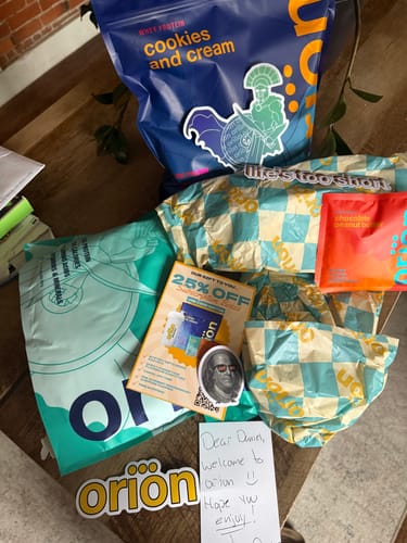 Customer photo review of Whey Protein Powder