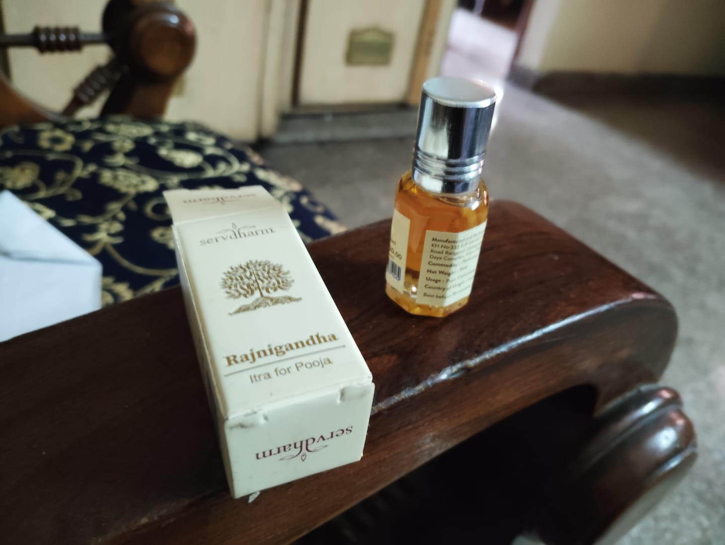 Customer photo review of Rajnigandha Itra for Pooja 5 ml