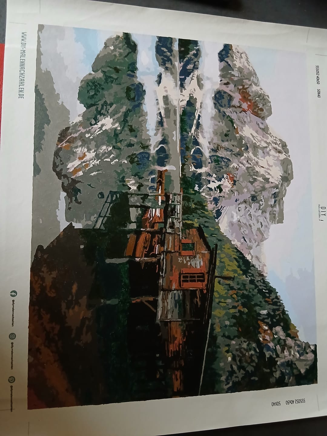 Customer photo review of Malen nach Zahlen - Pragser Wildsee in Dolomiten-Italien (Südtirol)