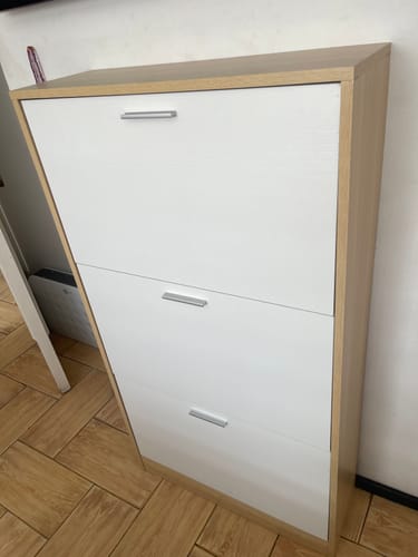Customer photo review of Zapatera Organizador 3 niveles compacta para 18 Pares