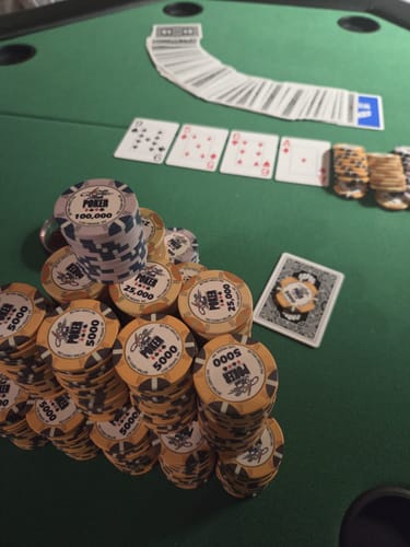 Customer photo review of WSOP Ace High Poker Chip 5000