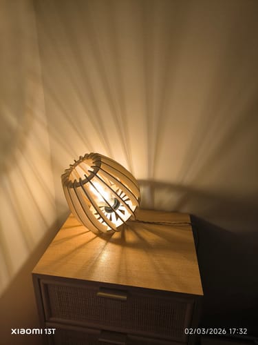 Customer photo review of Atome | Lampe à poser