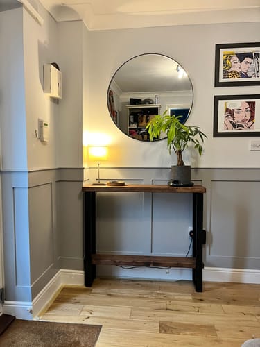 Customer photo review of Console Table with Shelf 22.5cm Depth | 84cm High