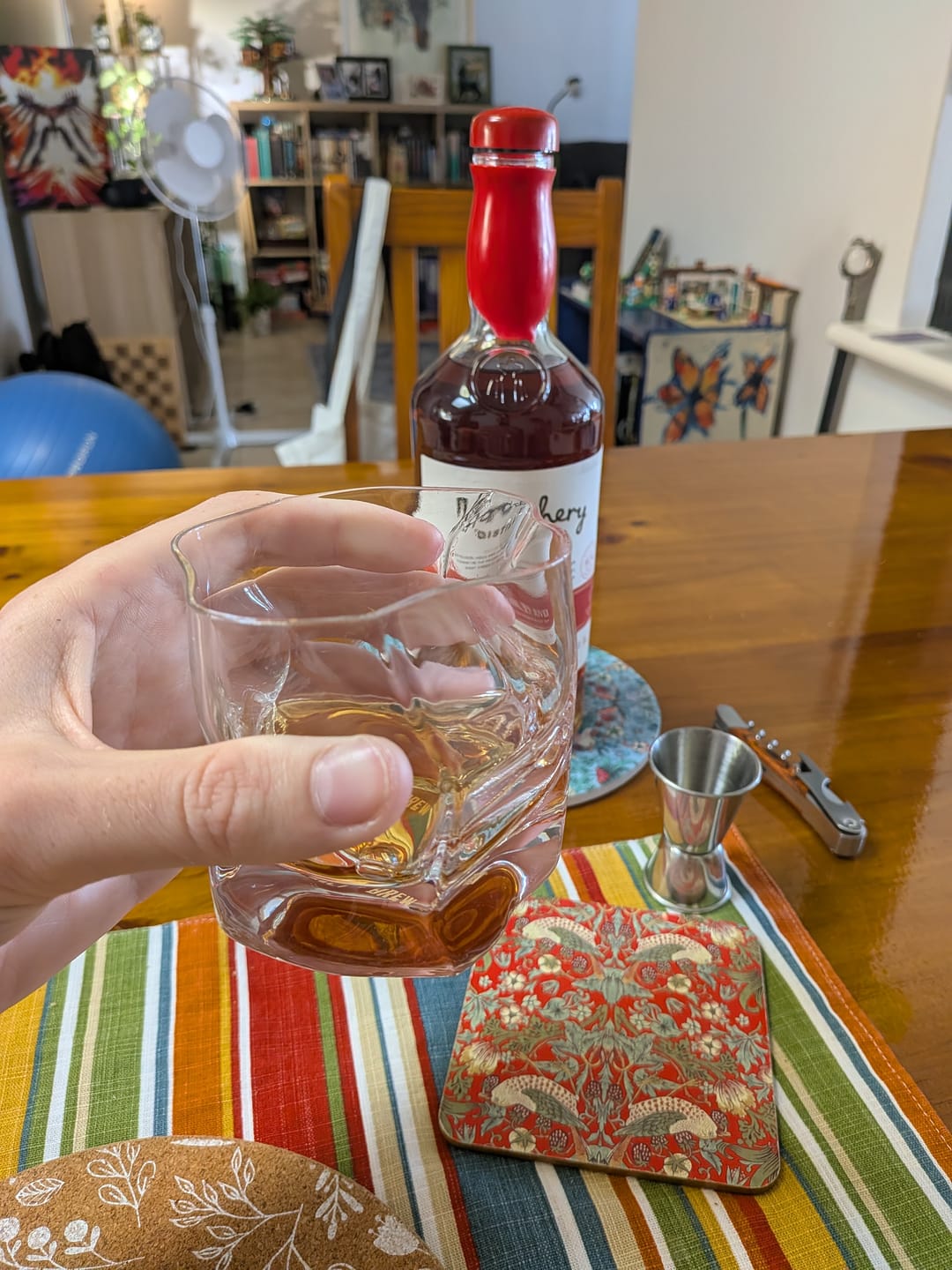 Customer photo review of M&B Whisky Wave Glass Set