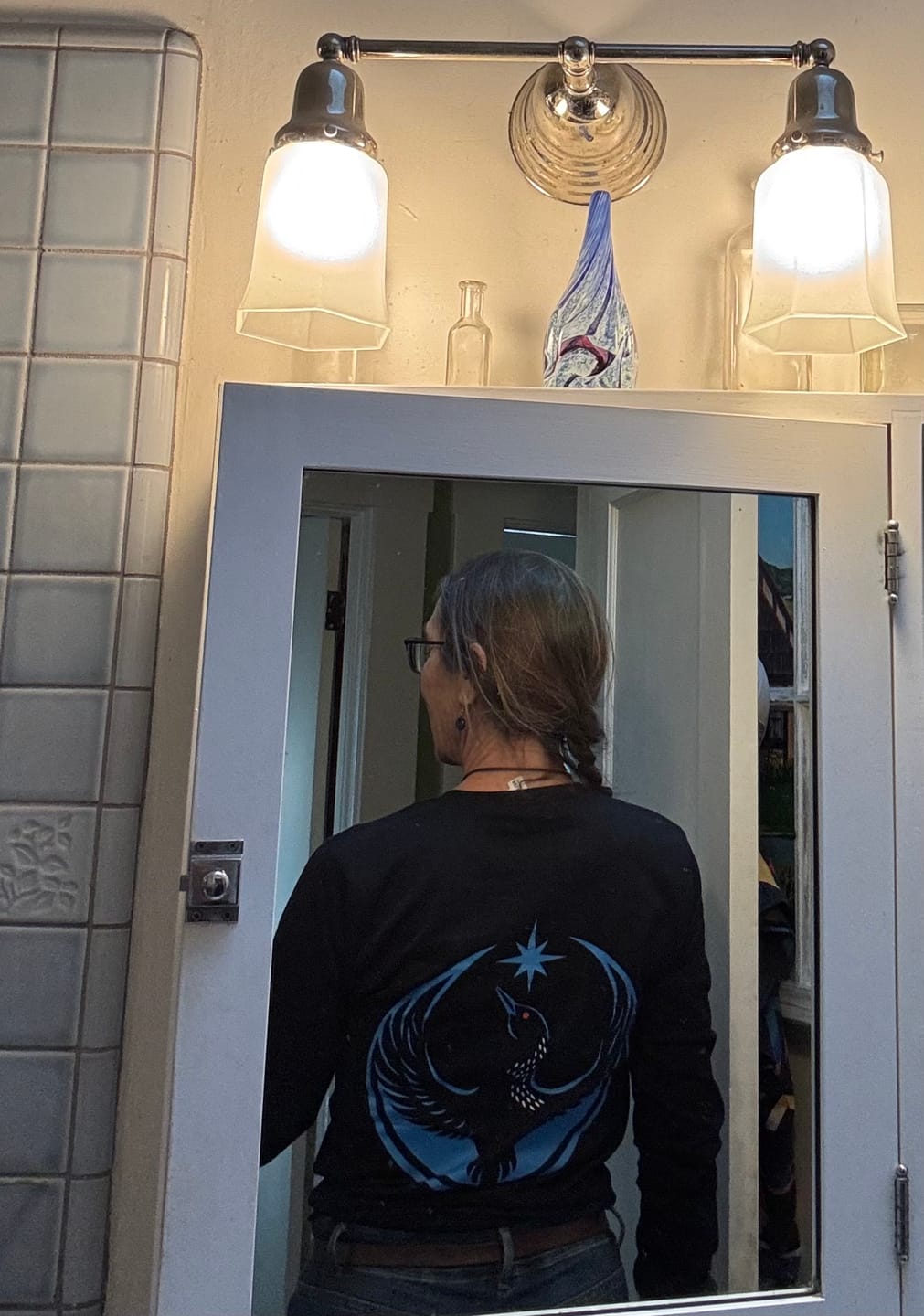 Customer photo review of Minnesota Strong Rebel Loon T-Shirt