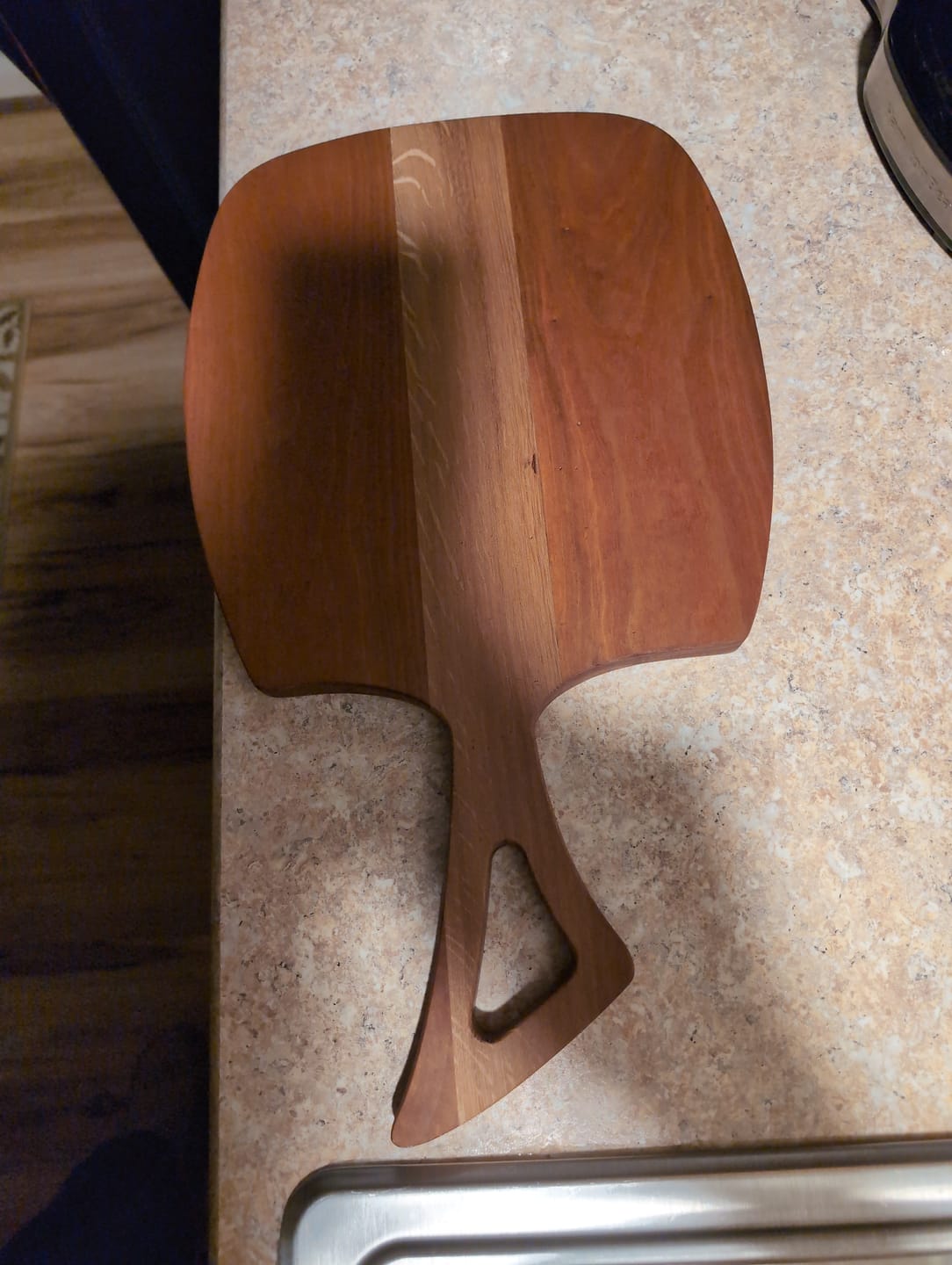 Customer photo review of Aviator Wing Handle Acrylic Router Template