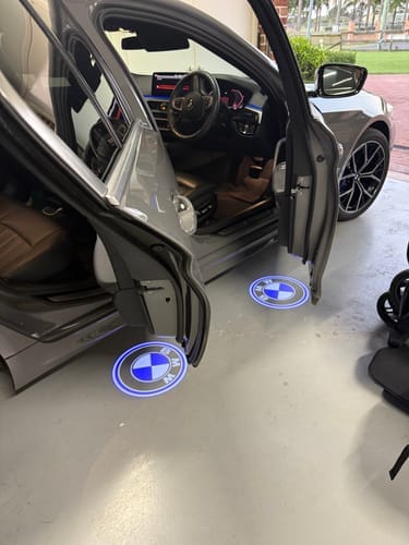 Customer photo review of BMW LED Car Door Welcome Logo Shadow Lights | E/F Chassis