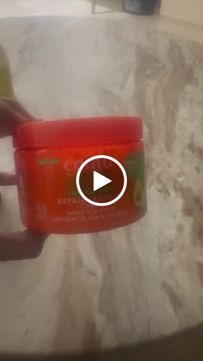 Customer video review of كانتو كريم اصلاح الشعر بالأفوكادو المرطب - 340ج