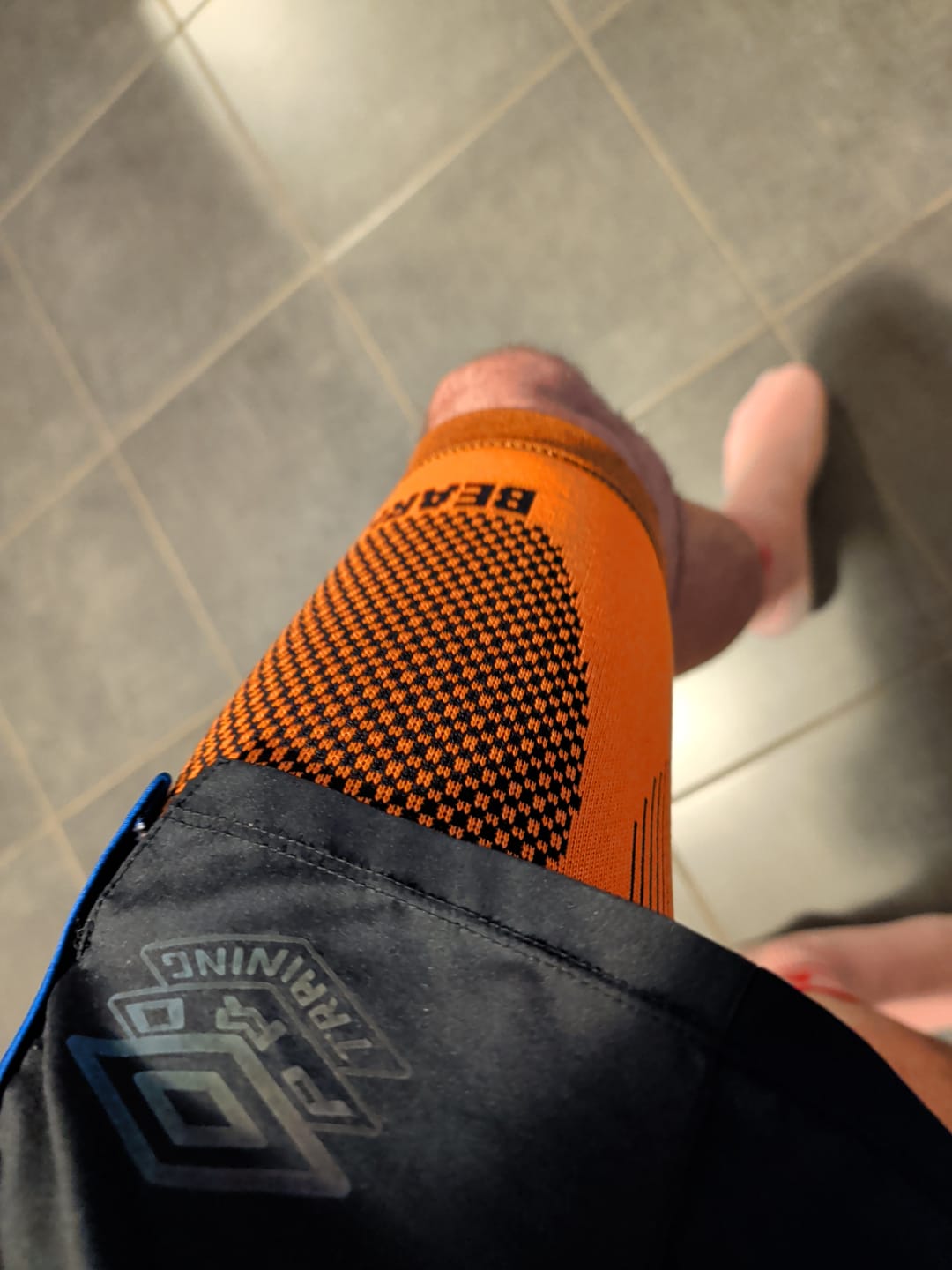 Customer photo review of Pair of Thigh Compression Support Sleeves For Hamstring & Leg Pain Recovery