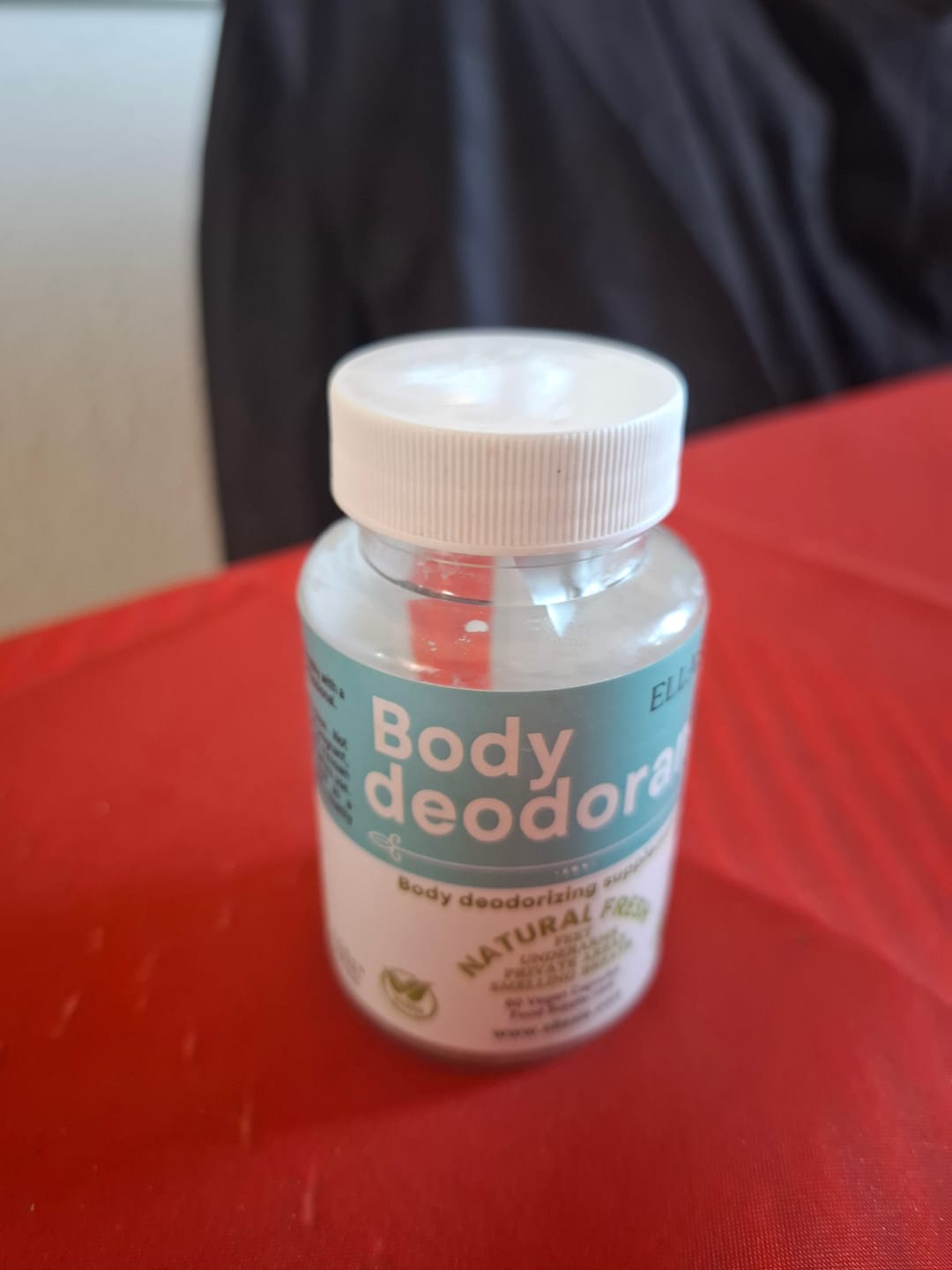 Customer photo review of Internal Deodorant Capsules – Natural Body Odor Control Supplement