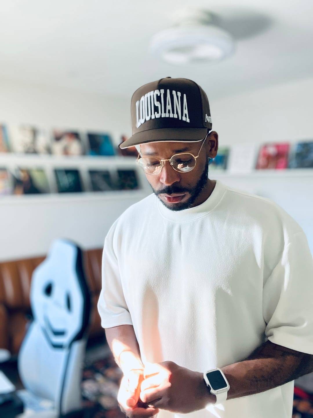 Customer photo review of LOUISIANA SNAPBACK - MOCHA EDITION