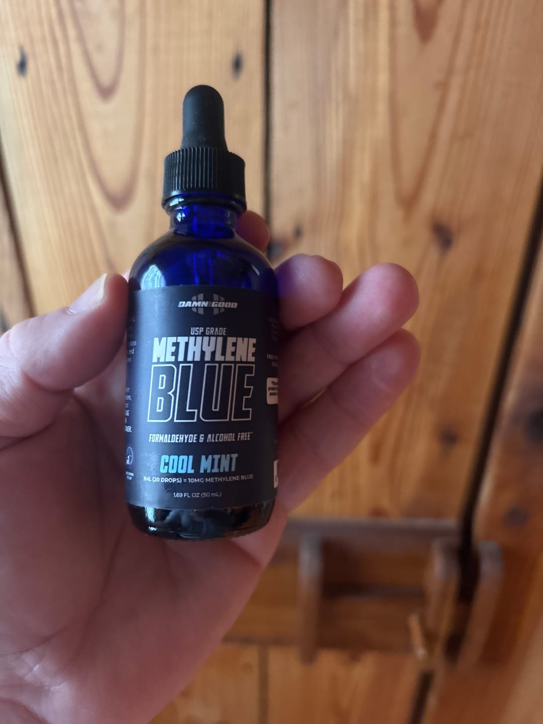 Customer photo review of Damn Good™ Methylene Blue (Cool Mint)