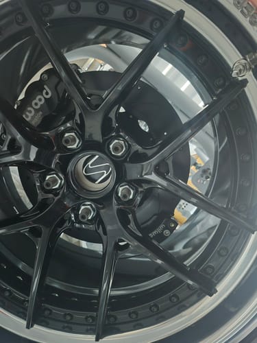 Customer photo review of CUSTOM 2-PIECE DEEP DISH FORGED WHEELS : RV-DR08D
