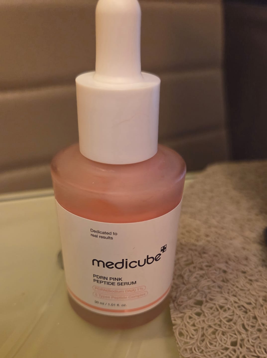 Customer photo review of Liftinga serums ar PDRN un peptīdiem Medicube PDRN Pink Peptide Serum