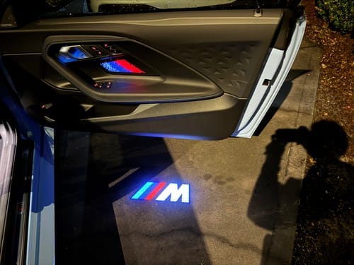 Customer photo review of BMW LED Car Door Welcome Logo Shadow Lights | G Chassis