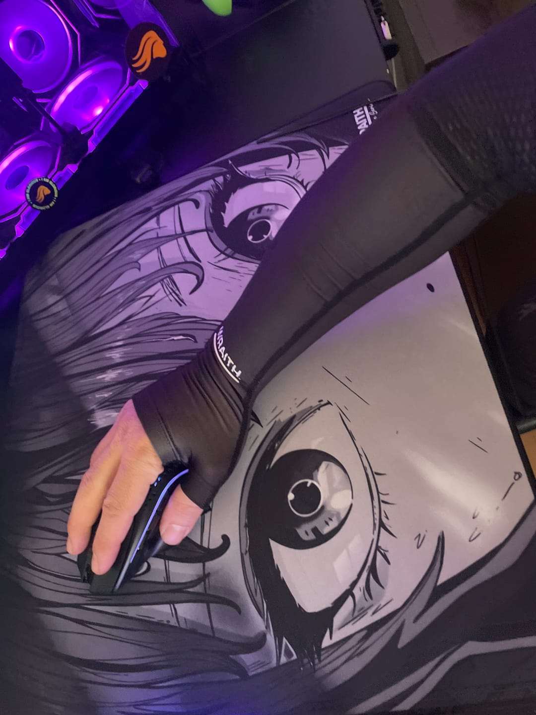 Customer photo review of Wraith Esports Arm Sleeve
