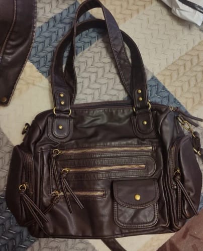 Customer photo review of Sac Cabas Marron - Sola