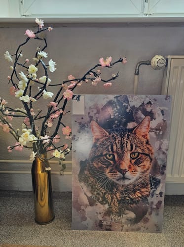 Customer photo review of Aquarell Pawtrait