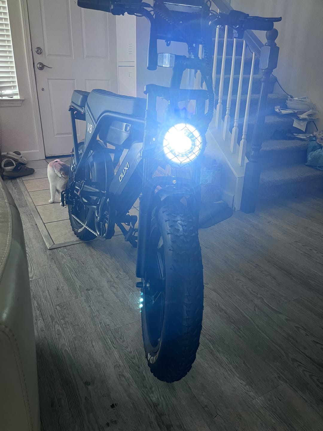 Customer photo review of OUXI V8 Max 750W Dual Battery Electric Bike